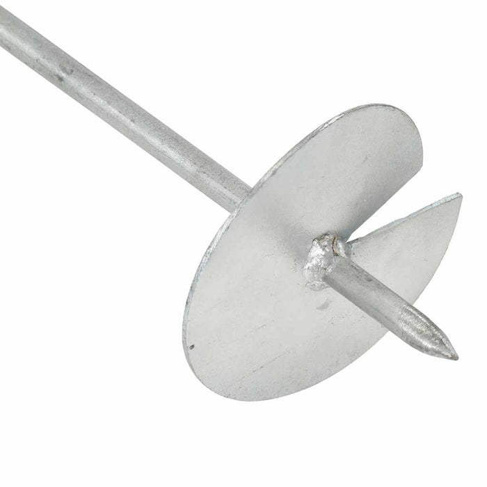 Ancoraggi a Terra 4 pz 10x60 cm in Metallo Zincato 145501