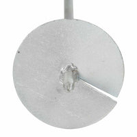 Ancoraggi a Terra 6 pz 10x60 cm in Metallo Zincato