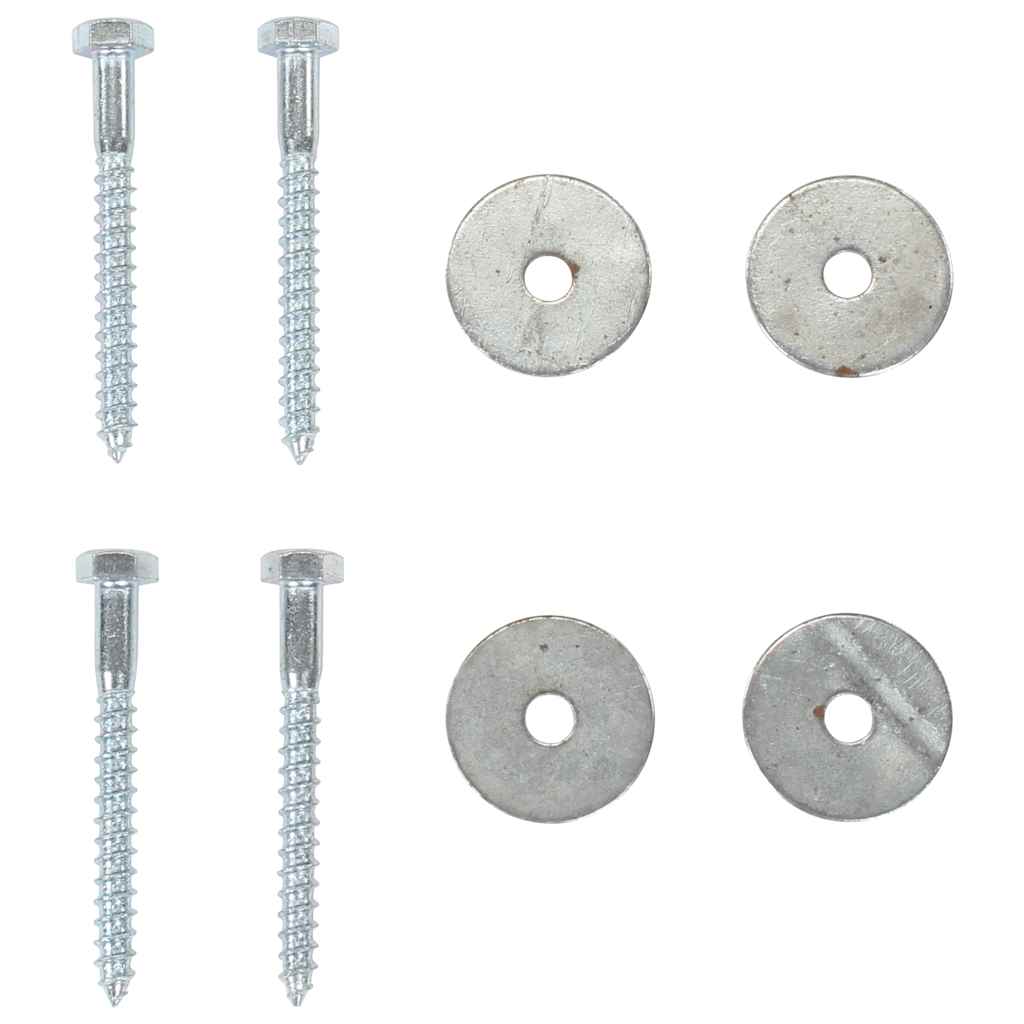 Ancoraggi a Terra 6 pz 10x60 cm in Metallo Zincato 145502