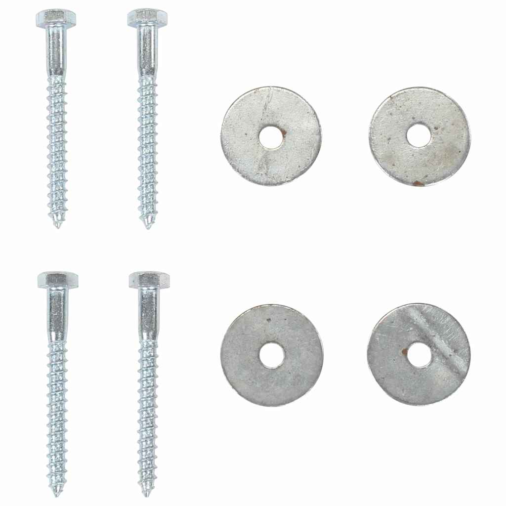 Ancoraggi a Terra 6 pz 10x60 cm in Metallo Zincato 145502