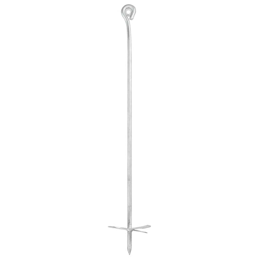 Ancoraggi a Terra 10 pz 10x60 cm in Metallo Zincato 145503