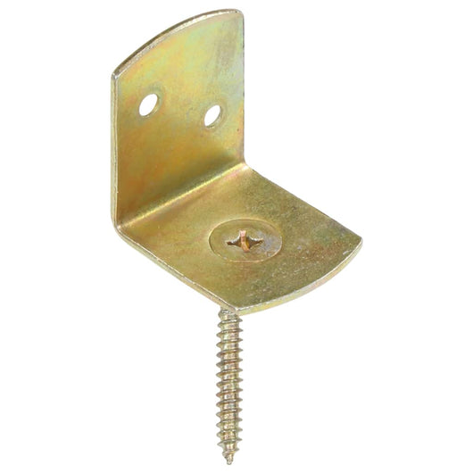 Staffe per Pannello di Recinzione 4 pz a L in Metallo Zincato cod mxl 69943