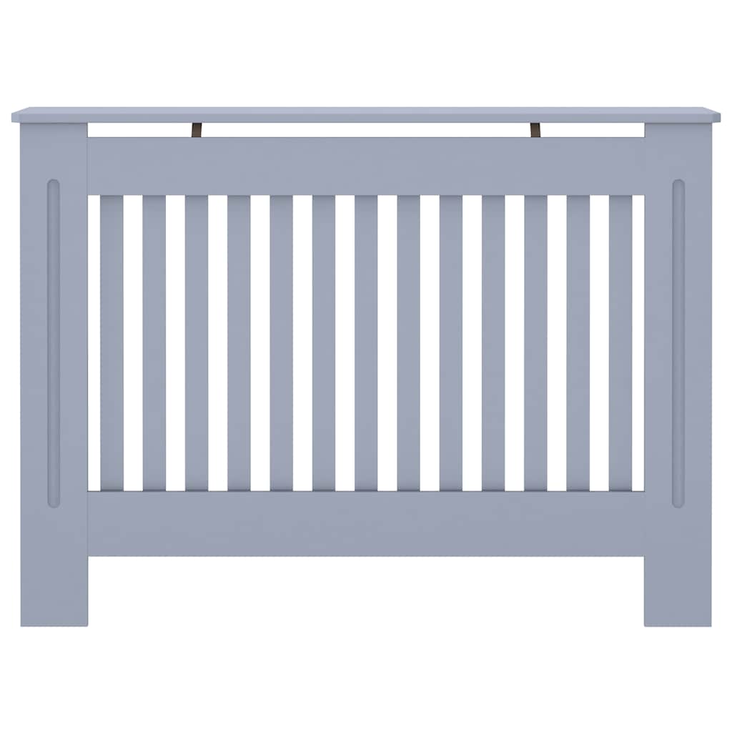 Copertura per Radiatore Antracite 112x19x81,5 cm in MDF 288173