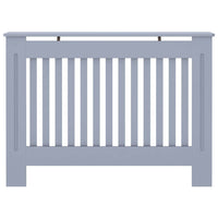 Copertura per Radiatore Antracite 112x19x81 cm in MDF cod mxl 77717