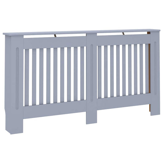 Copertura per Radiatore Antracite 152x19x81,5 cm in MDF 288176
