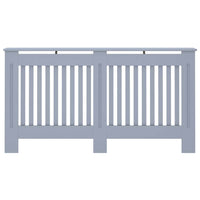 Copertura per Radiatore Antracite 152x19x81 cm in MDF cod mxl 77786