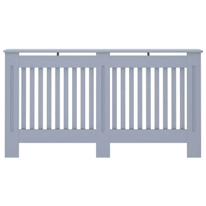 Copertura per Radiatore Antracite 152x19x81 cm in MDF cod mxl 77786