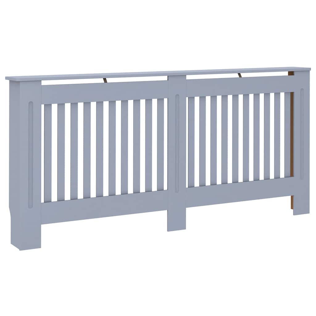 Copertura per Radiatore Antracite 172x19x81 cm in MDF cod mxl 77317