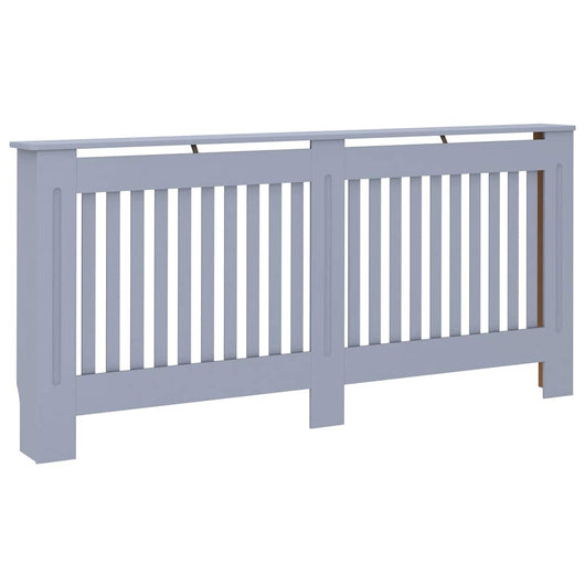 Copertura per Radiatore Antracite 172x19x81,5 cm in MDF 288179