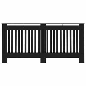 Copertura per Radiatore Nera 172x19x81 cm in MDF cod mxl 77645