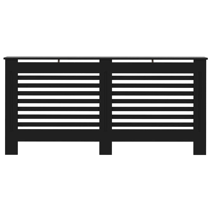 Copertura per Radiatore Nera 172x19x81,5 cm in MDF 288189