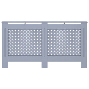 Copertura per Radiatore Antracite 152x19x81 cm in MDF 288194