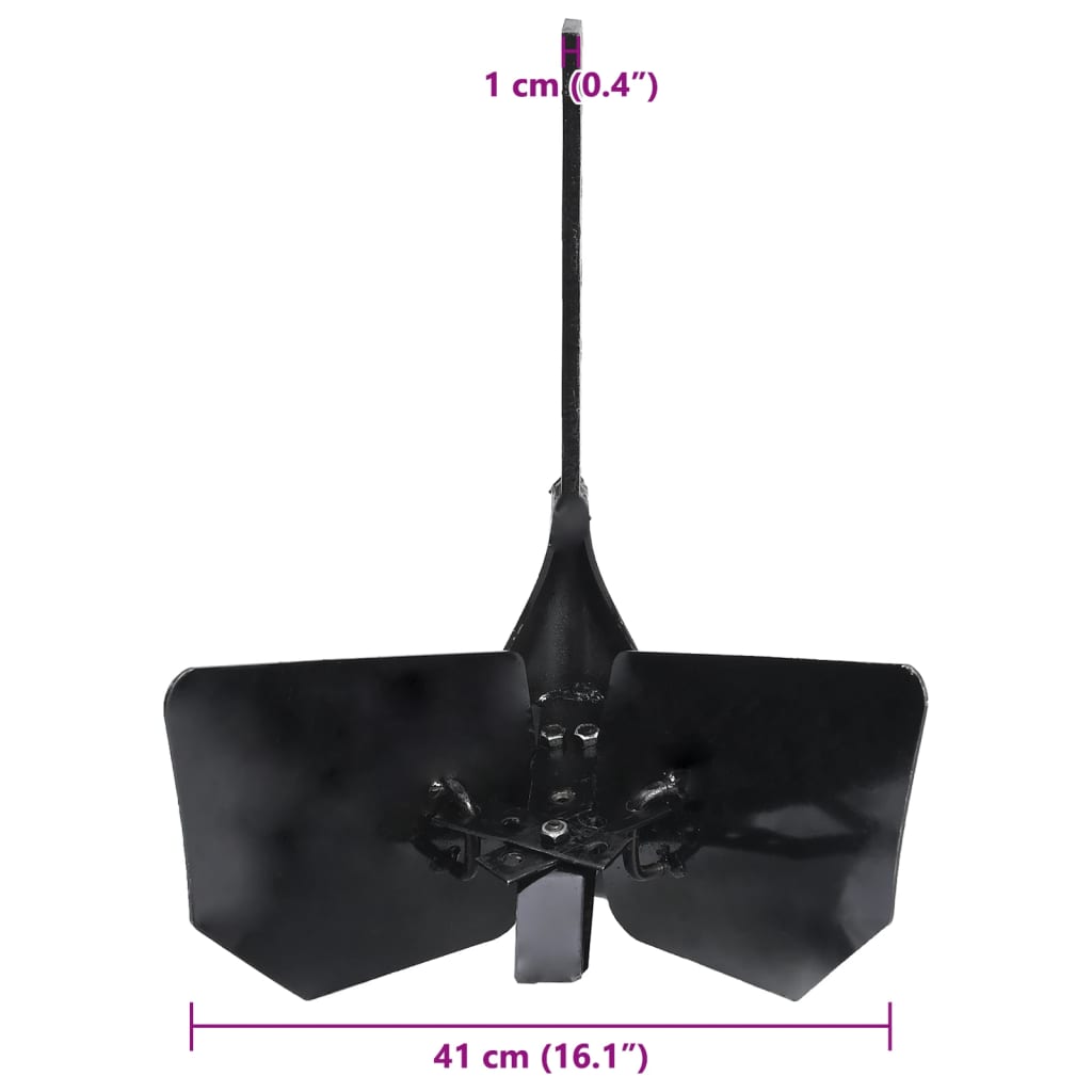 Accessorio per Aratro a Timone Nero in Metallo 146267