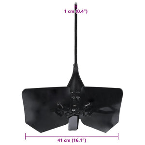 Accessorio per Aratro a Timone Nero in Metallo 146267