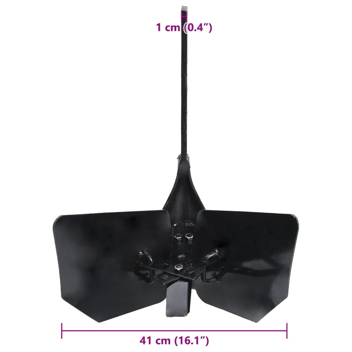 Accessorio per Aratro a Timone Nero in Metallo 146267