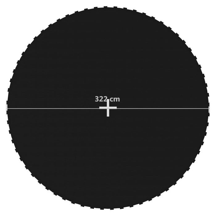 Telo da Salto Nero per Trampolino Rotondo di 12 Piedi/3,66 m 92404