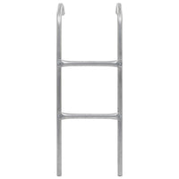 Scaletta per Trampolino Elastico 2 Gradini in Acciaio Argento 102,6 cm 92409