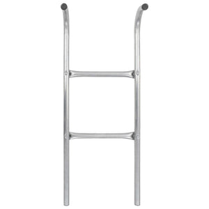Scaletta per Trampolino Elastico 2 Gradini in Acciaio Argento 102,6 cm 92409