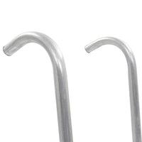 Scaletta per Trampolino Elastico 2 Gradini in Acciaio Argento 102,6 cm 92409