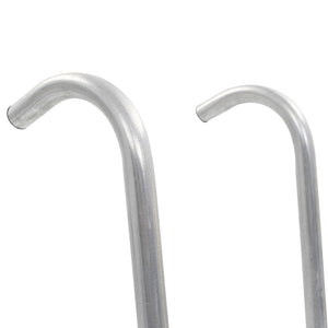 Scaletta per Trampolino Elastico 2 Gradini in Acciaio Argento 102,6 cm 92409