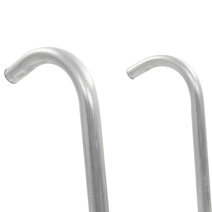 Scaletta per Trampolino Elastico 2 Gradini in Acciaio Argento 102,6 cm 92409