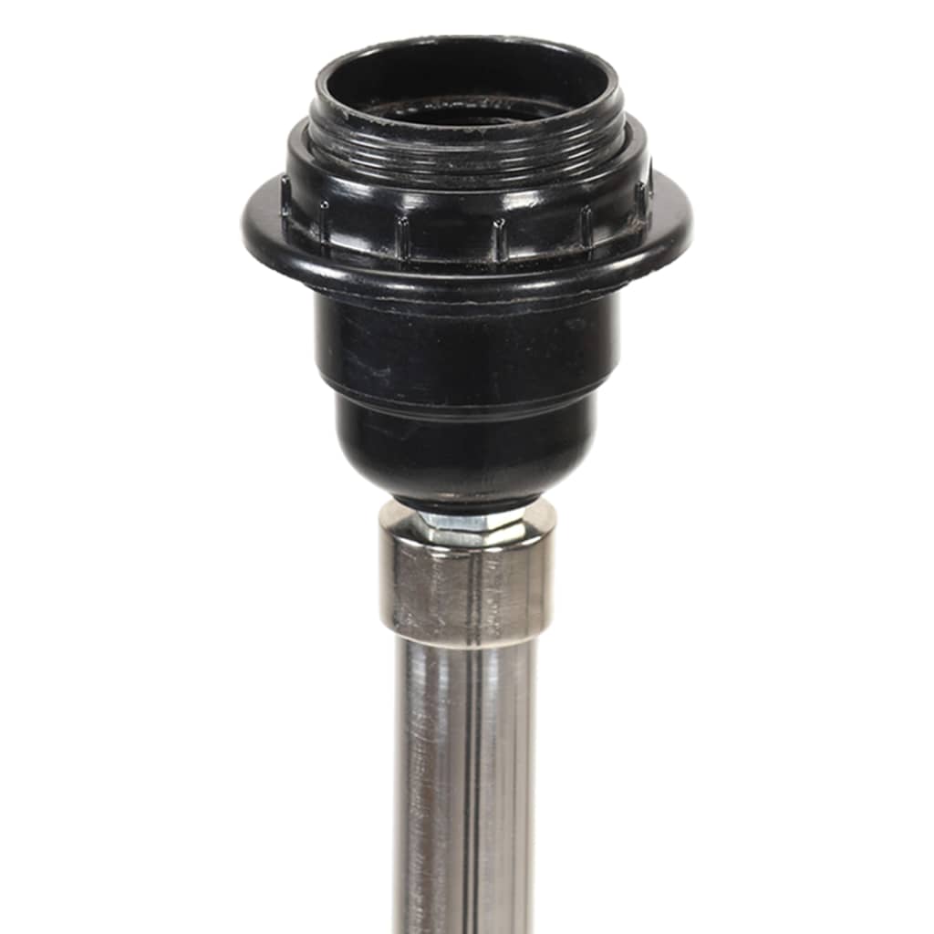 Lampada a Treppiede Marrone e Nero in Legno di Teak 141 cm 288079