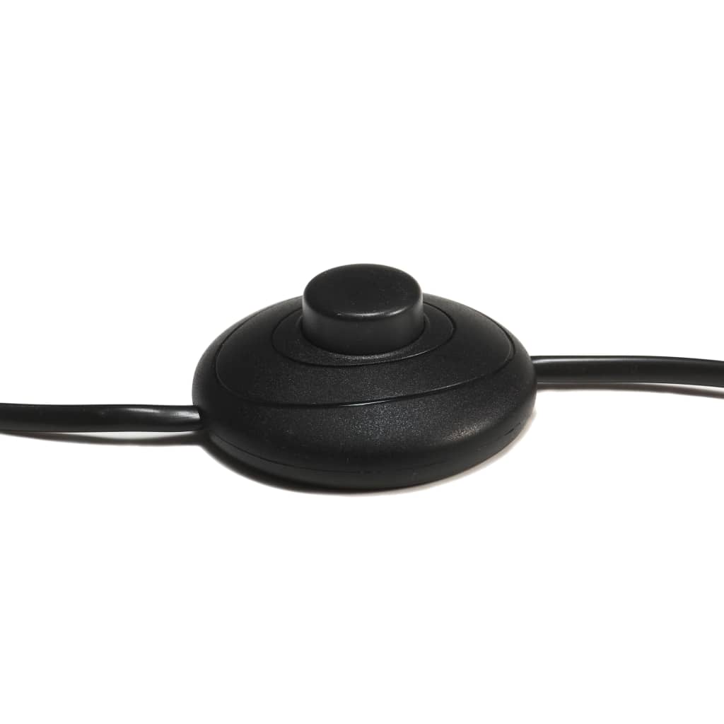 Lampada a Treppiede Marrone e Nero in Legno di Teak 141 cm 288079