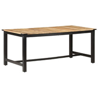 Tavolo da Pranzo 180x90x76 cm Legno Massello di Mango Grezzo