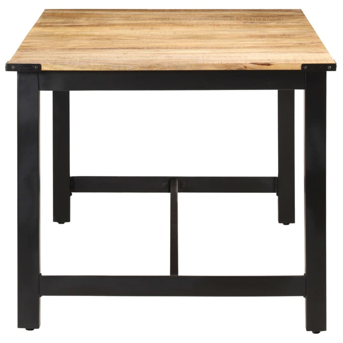 Tavolo da Pranzo 180x90x76 cm Legno Massello di Mango Grezzo 287436