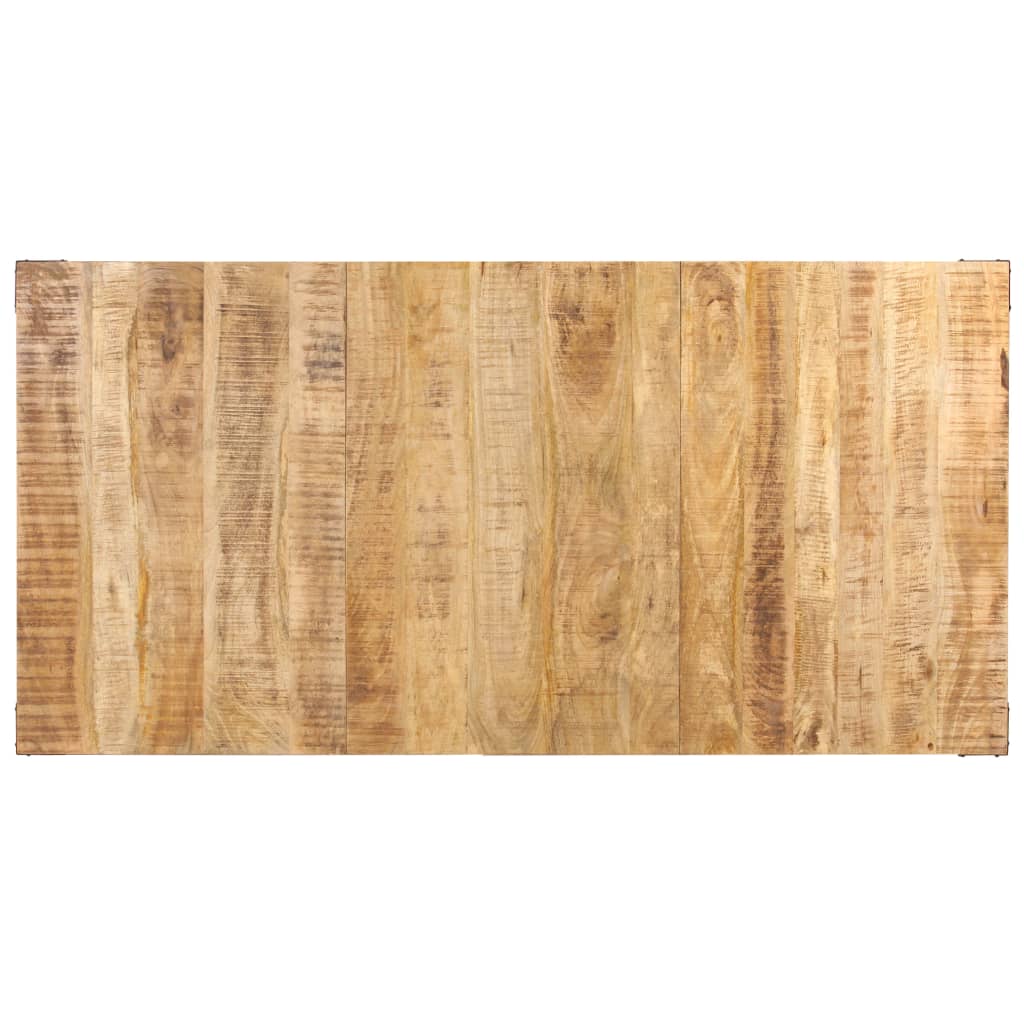 Tavolo da Pranzo 180x90x76 cm Legno Massello di Mango Grezzo 287436