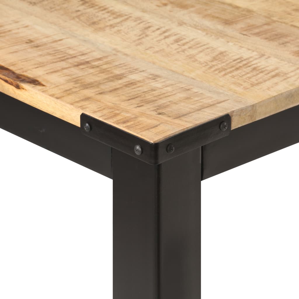 Tavolo da Pranzo 180x90x76 cm Legno Massello di Mango Grezzo 287436