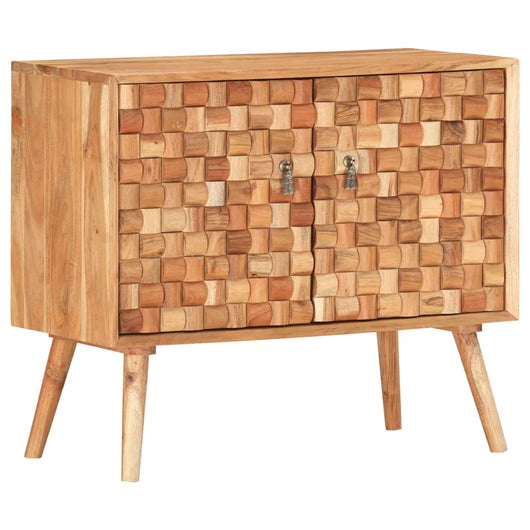 Credenza 75x35x65 cm in Legno Massello di Acacia 287439