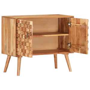 Credenza 75x35x65 cm in Legno Massello di Acacia 287439