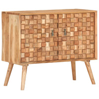 Credenza 75x35x65 cm in Legno Massello di Acacia 287439