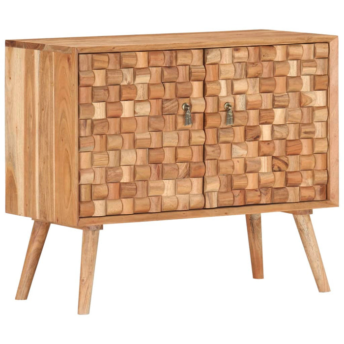 Credenza 75x35x65 cm in Legno Massello di Acacia 287439