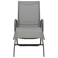 Lettino Prendisole in Acciaio e Textilene