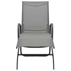 Lettino Prendisole in Acciaio e Textilene