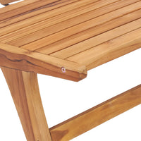 Sedia da Giardino in Legno Massello di Teak 49365