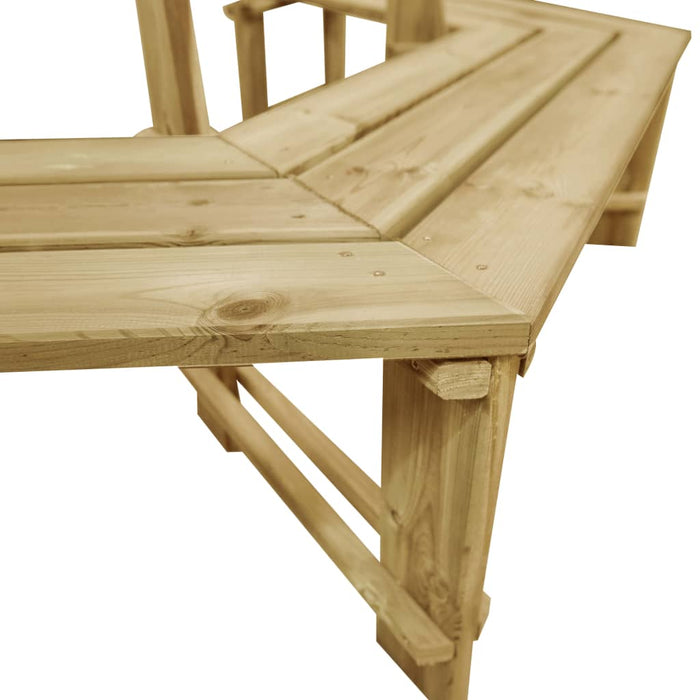Panchina da Giardino 240 cm in Legno di Pino Impregnato 49089