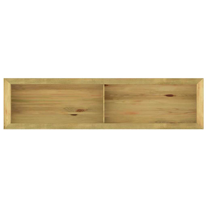 Fioriera Rialzata 196x50x50 cm in Legno di Pino Impregnato 49095