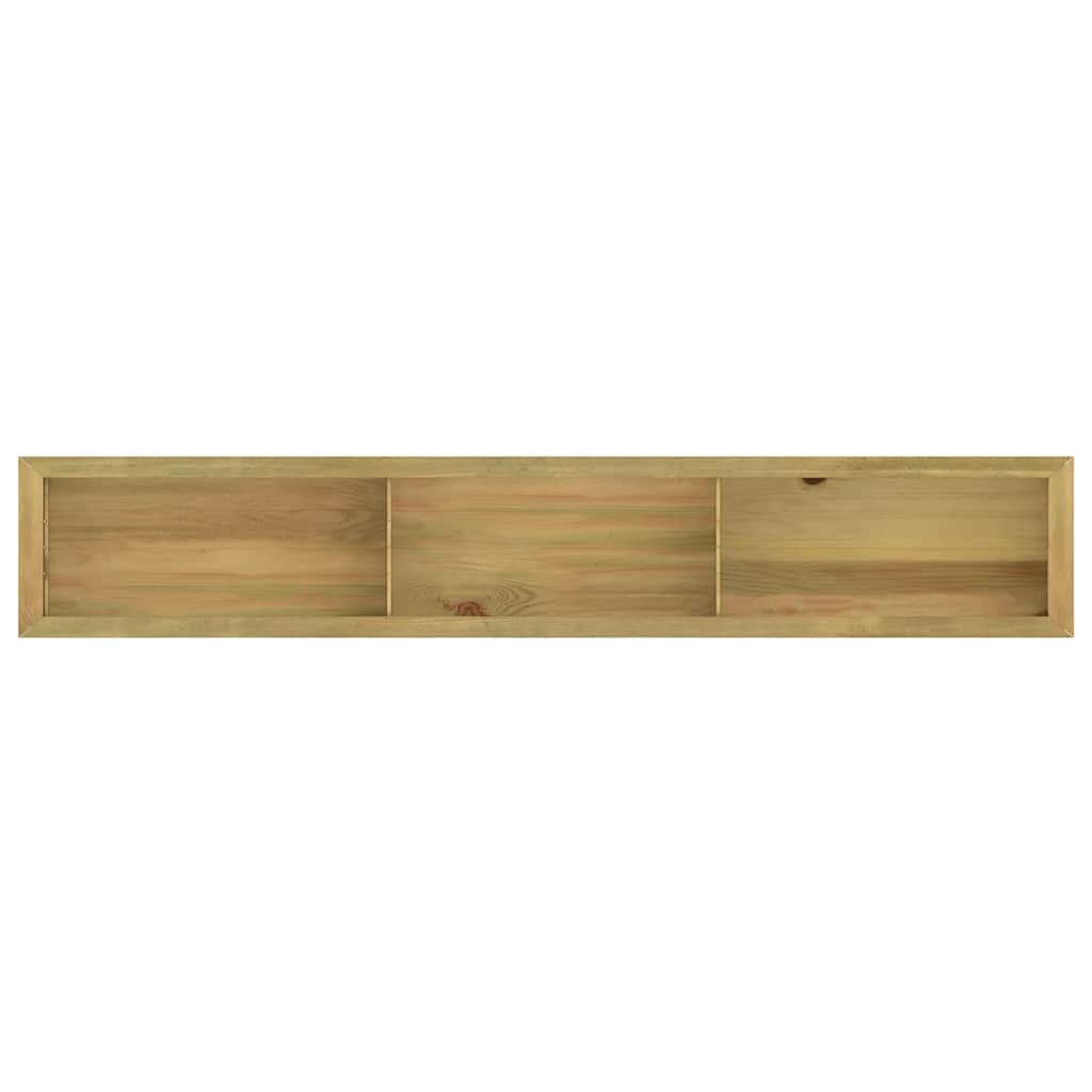 Fioriera Rialzata 291x50x50 cm in Legno di Pino Impregnato 49096