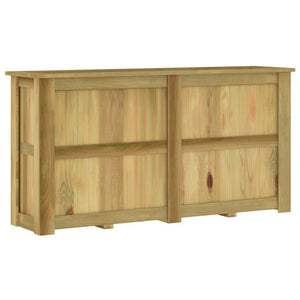 Fioriera Rialzata 196x50x100 cm in Legno di Pino Impregnato 49099