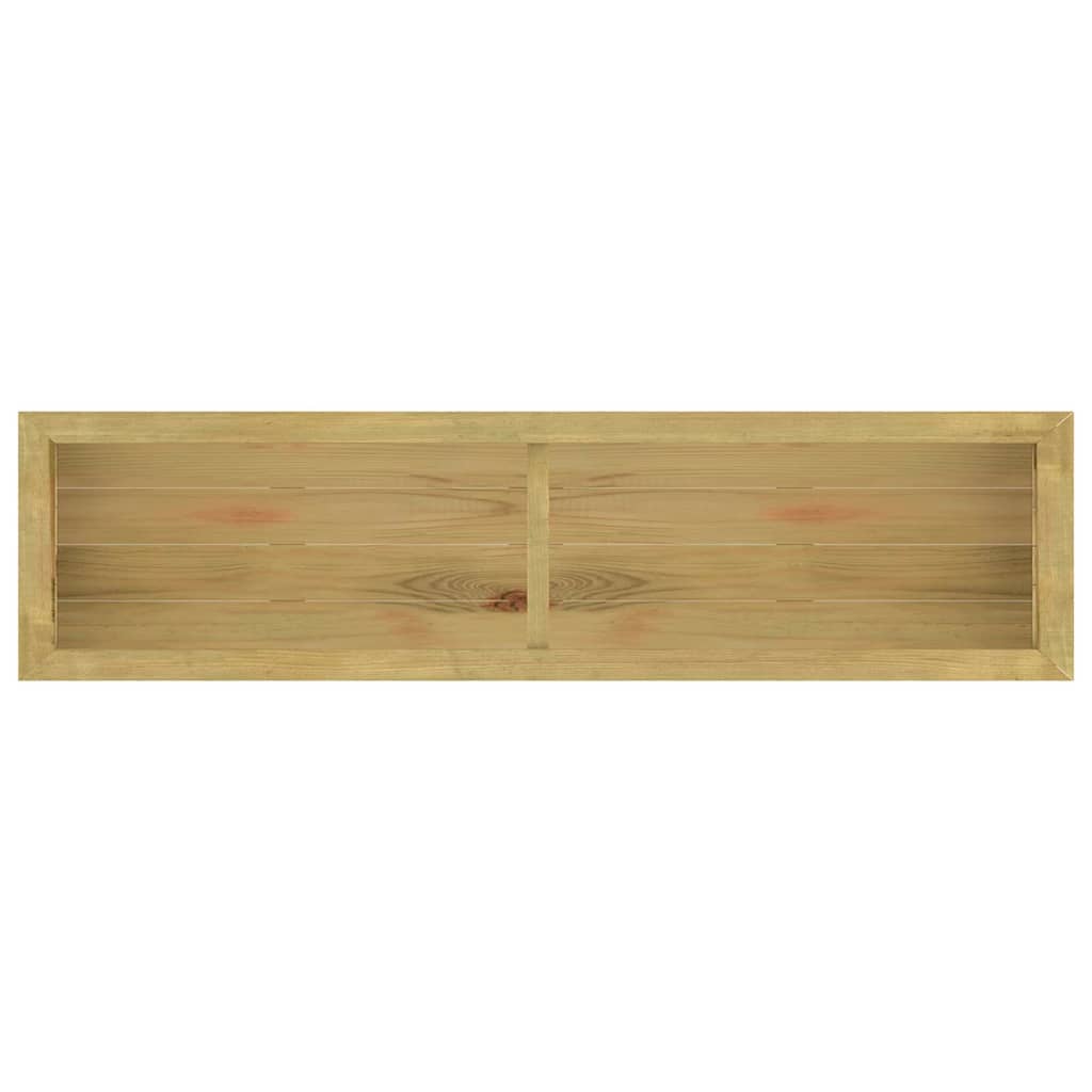 Fioriera Rialzata 196x50x100 cm in Legno di Pino Impregnato 49099