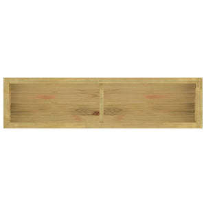 Fioriera Rialzata 196x50x100 cm in Legno di Pino Impregnato 49099