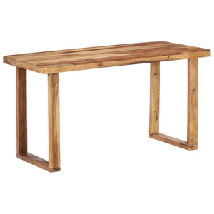 Tavolo da Pranzo 140x70x76 cm in Legno Massello di Acacia 287356