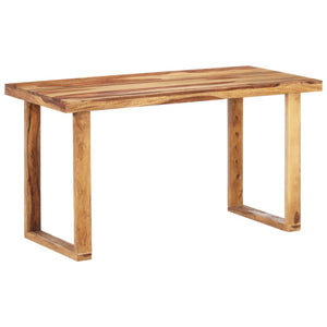 Tavolo da Pranzo 140x70x76 cm in Legno Massello di Acacia 287356