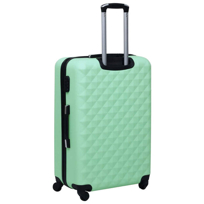 Set Valigie Trolley a Custodia Rigida 3 pz Menta in ABS 92415