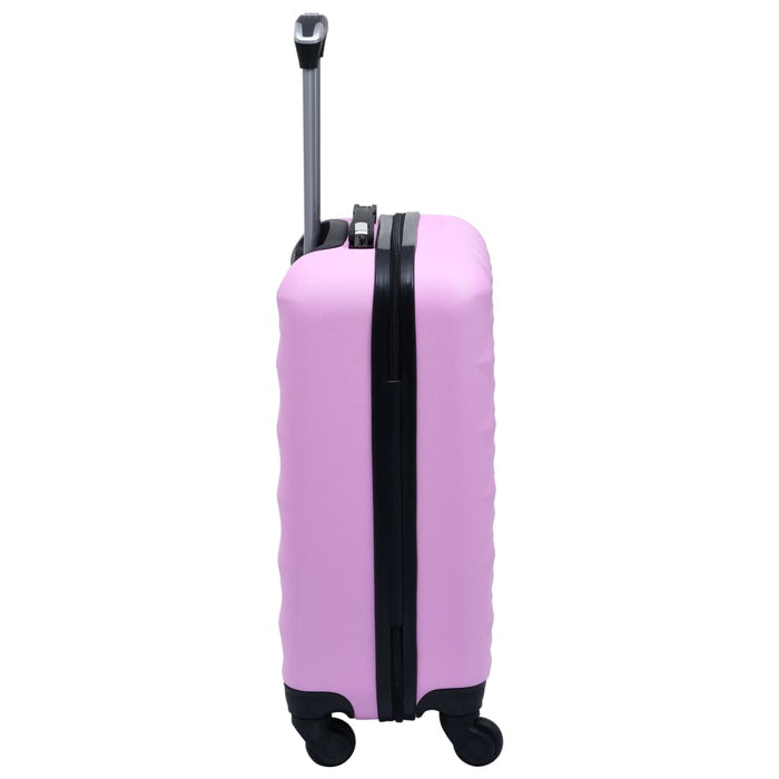 Trolley a Custodia Rigida Rosa ABS 92419