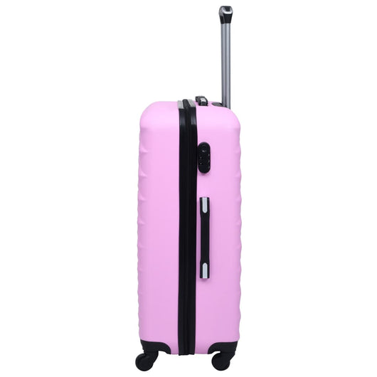 Trolley a Custodia Rigida Rosa ABS 92424