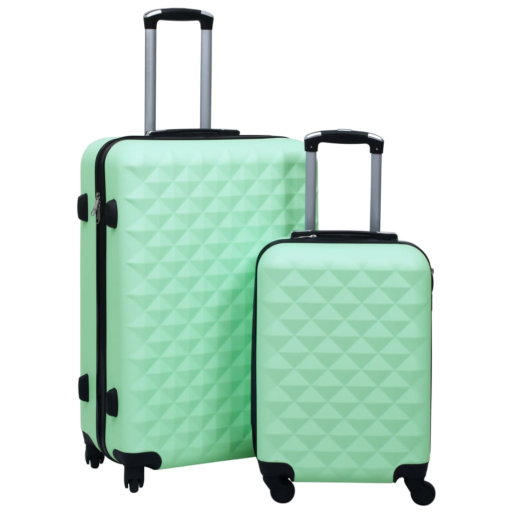 Set Valigie Trolley a Custodia Rigida 2 pz Menta in ABS cod mxl 51905